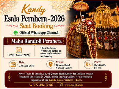 Kandy Randoli Perahera Final - 27th Aug 2026